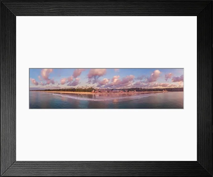 Framed Print : Photo from the air, from the drone Balinese Jimbaran beach famous for it's perfect sea food restaurants Framed Print : Photo from the air, from the drone Balinese Jimbaran beach famous for it's perfect sea food restaurants