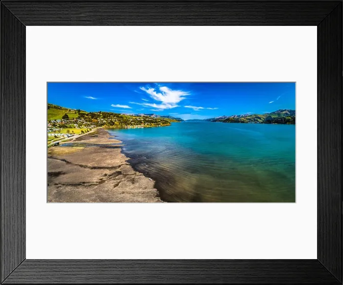 Framed Print : Duvauchelle Canterbury New Zealand Framed Print : Duvauchelle Canterbury New Zealand