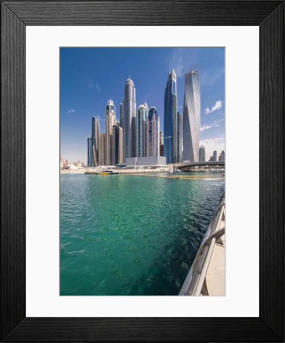 Framed Print : Panorama of modern skyscrapers in the center of luxury Dubai city, Dubai, United Arab Emirates Framed Print : Panorama of modern skyscrapers in the center of luxury Dubai city, Dubai, United Arab Emirates