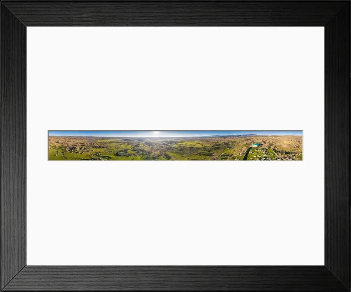 Framed Print : An aerial view of the amazing Dehesa Extremeña is what we found at Extremadura region outdoors