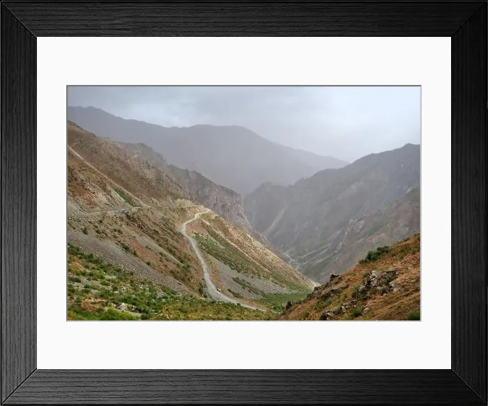 Framed Print : Crossing Khaburabot Pass on the Pamir Highway, taken in Tajikistan in August 2018 taken in hdr Framed Print : Crossing Khaburabot Pass on the Pamir Highway, taken in Tajikistan in August 2018 taken in hdr