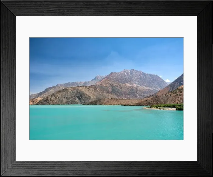 Framed Print : Iskanderkul in the Fann Mountains, taken in Tajikistan in August 2018 taken in hdr Framed Print : Iskanderkul in the Fann Mountains, taken in Tajikistan in August 2018 taken in hdr