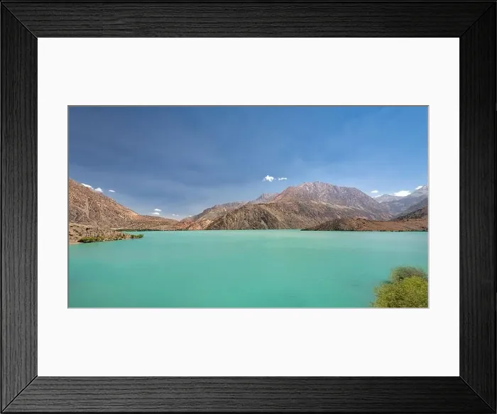 Framed Print : Iskanderkul in the Fann Mountains, taken in Tajikistan in August 2018 taken in hdr Framed Print : Iskanderkul in the Fann Mountains, taken in Tajikistan in August 2018 taken in hdr