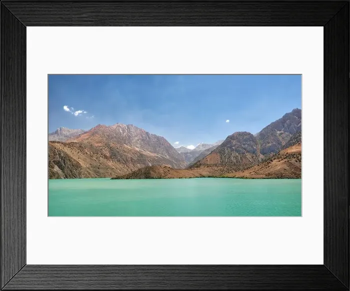 Framed Print : Iskanderkul in the Fann Mountains, taken in Tajikistan in August 2018 taken in hdr Framed Print : Iskanderkul in the Fann Mountains, taken in Tajikistan in August 2018 taken in hdr