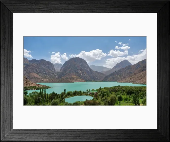 Framed Print : Iskanderkul in the Fann Mountains, taken in Tajikistan in August 2018 taken in hdr Framed Print : Iskanderkul in the Fann Mountains, taken in Tajikistan in August 2018 taken in hdr