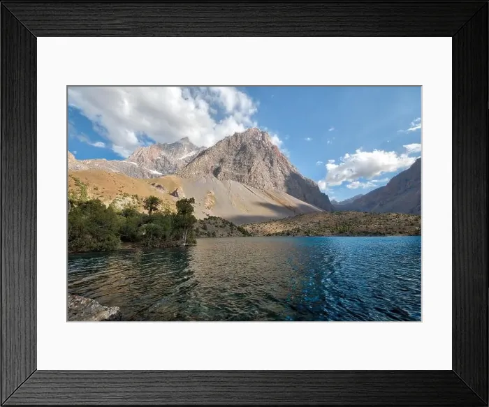 Framed Print : Alaudin Lake in the Fann Mountains, taken in Tajikistan in August 2018 taken in hdr Framed Print : Alaudin Lake in the Fann Mountains, taken in Tajikistan in August 2018 taken in hdr