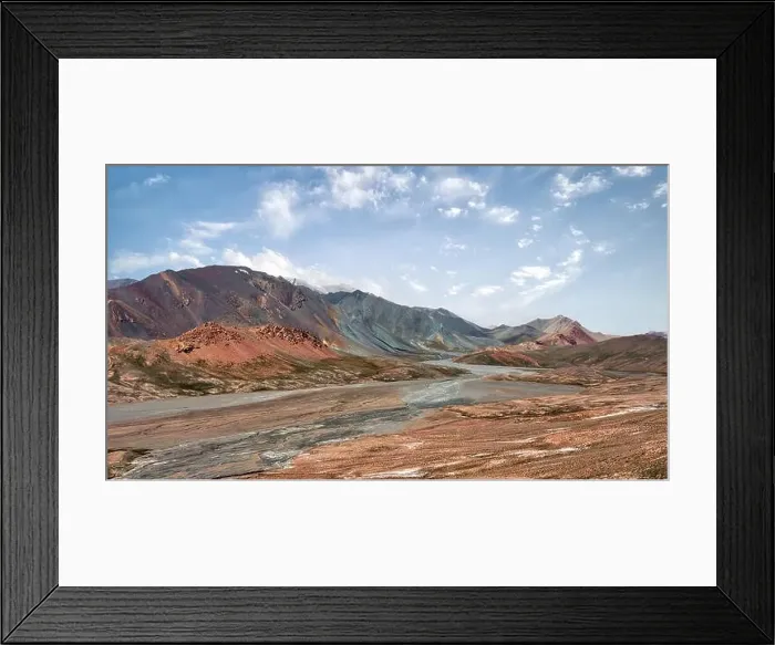 Framed Print : Along the Pamir Highway, taken in Tajikistan in August 2018 taken in hdr Framed Print : Along the Pamir Highway, taken in Tajikistan in August 2018 taken in hdr