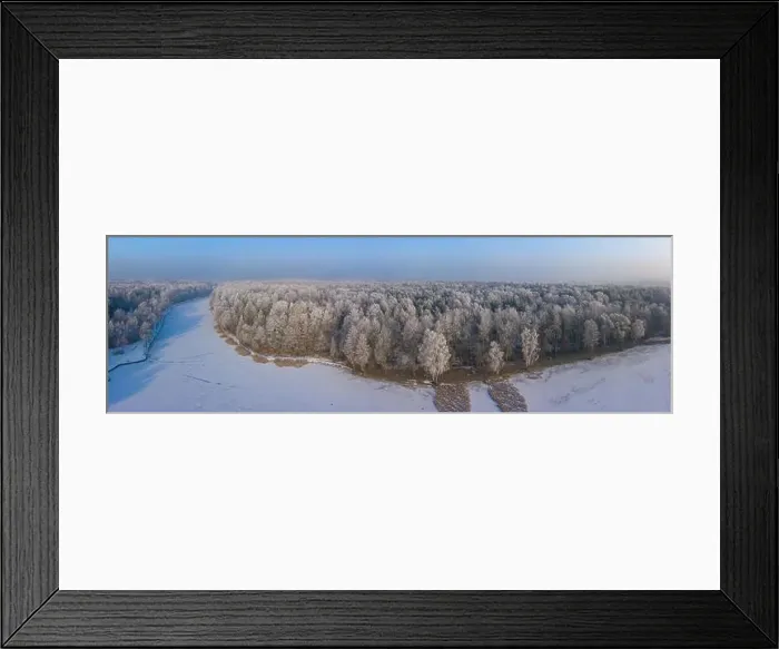 Framed Print : Rime and hoarfrost covering trees Framed Print : Rime and hoarfrost covering trees
