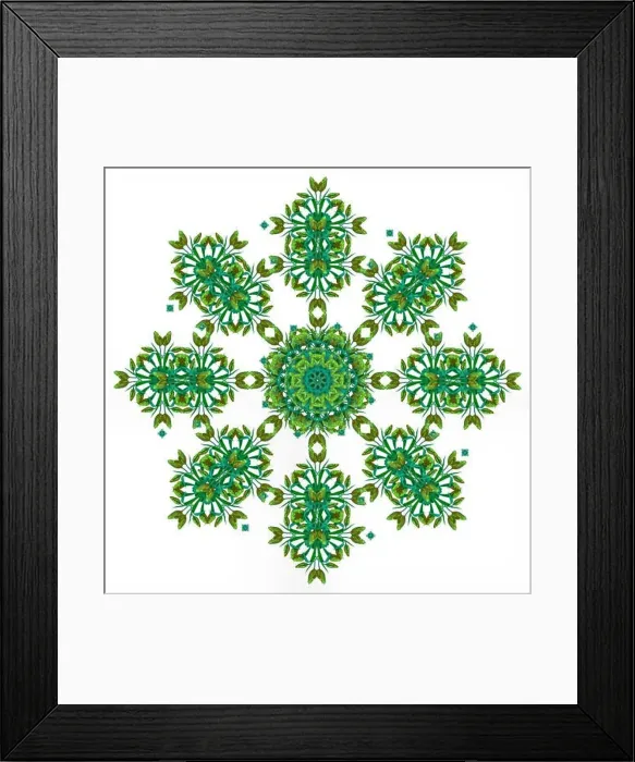 Framed Print : Fine art floral decorative and symmetrical fractal color pattern made from macros of yellow bright green tulips Framed Print : Fine art floral decorative and symmetrical fractal color pattern made from macros of yellow bright green tulips