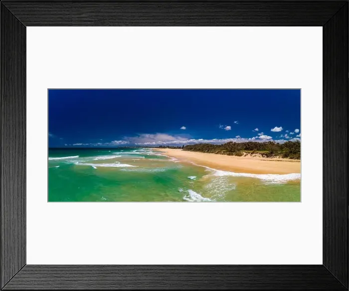 Framed Print : Aerial drone view of beach and Currimundi Lake, Caloundra, Sunshine Coast, Queensland, Australia Framed Print : Aerial drone view of beach and Currimundi Lake, Caloundra, Sunshine Coast, Queensland, Australia
