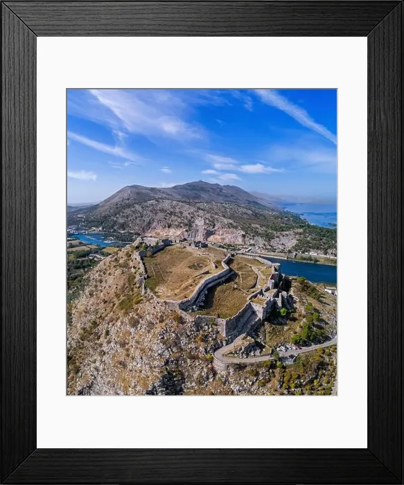 Framed Print : Rozafa Castle, Albania taken in 2017 Framed Print : Rozafa Castle, Albania taken in 2017