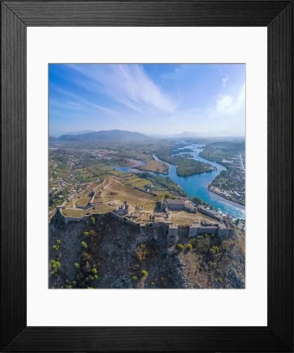 Framed Print : Rozafa Castle, Albania taken in 2017 Framed Print : Rozafa Castle, Albania taken in 2017