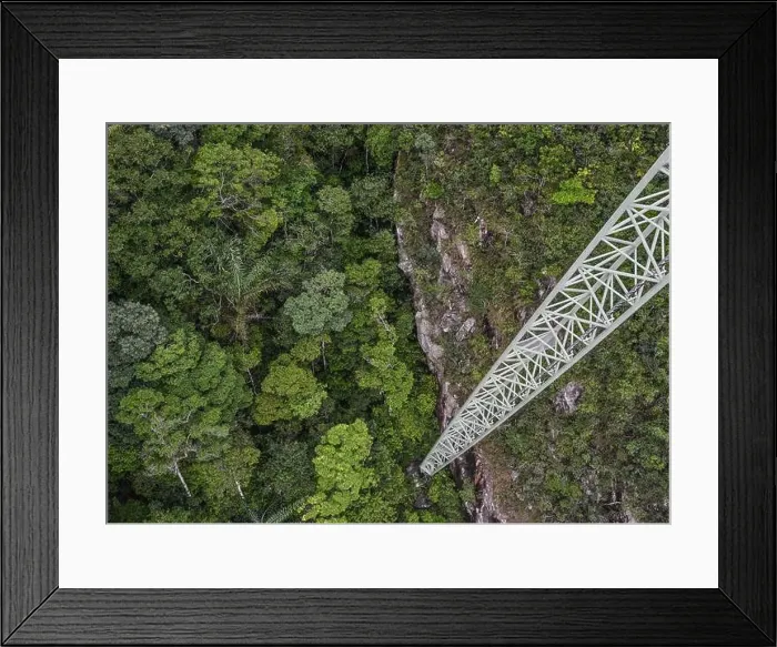 Framed Print : Aerial view of a green forest on Langkawi Island, Malaysia Framed Print : Aerial view of a green forest on Langkawi Island, Malaysia