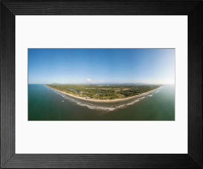 Framed Print : Panorama view of beautiful sandy beach island of Sabah Malaysia Borneo Framed Print : Panorama view of beautiful sandy beach island of Sabah Malaysia Borneo