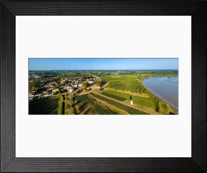 Framed Print : Aerial view bordeaux vineyard, landscape vineyard south west of france, europe Framed Print : Aerial view bordeaux vineyard, landscape vineyard south west of france, europe