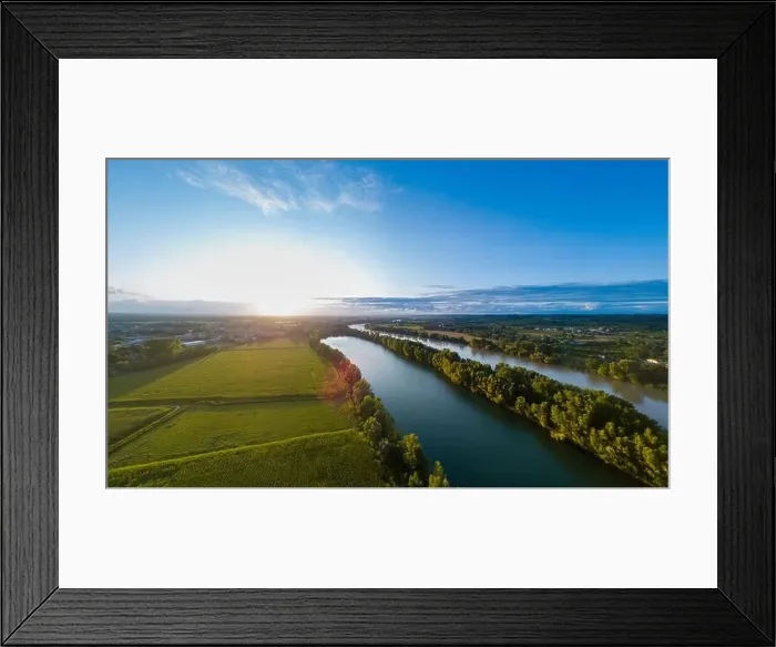 Framed Print : Aerial view bordeaux vineyard, landscape vineyard south west of france, europe Framed Print : Aerial view bordeaux vineyard, landscape vineyard south west of france, europe