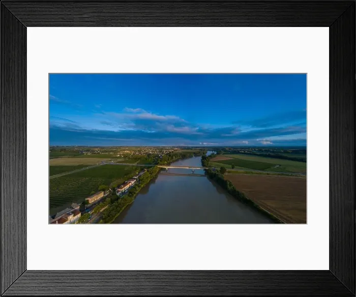 Framed Print : Aerial view bordeaux vineyard, landscape vineyard south west of france, europe Framed Print : Aerial view bordeaux vineyard, landscape vineyard south west of france, europe