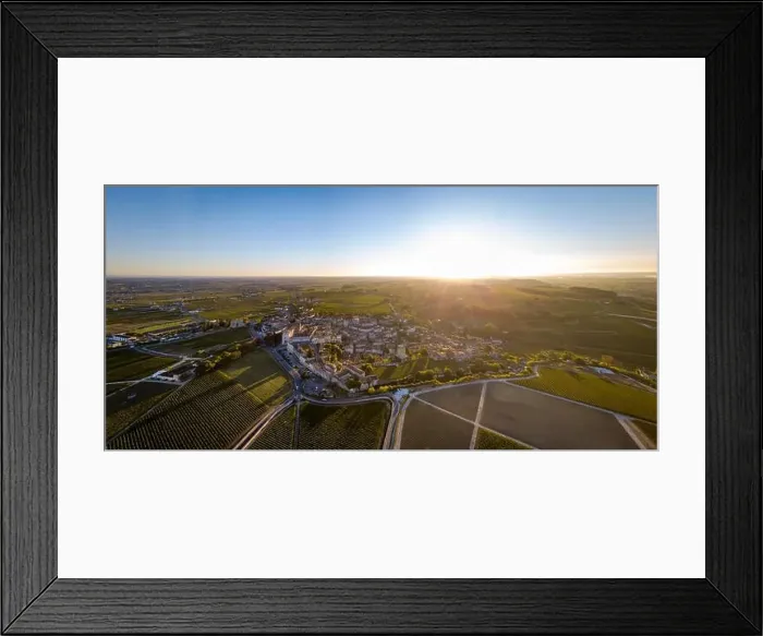 Framed Print : Aerial View Bordeaux vineyards, Saint-Emilion, Aquitaine area of the Gironde department, France, Europe Framed Print : Aerial View Bordeaux vineyards, Saint-Emilion, Aquitaine area of the Gironde department, France, Europe