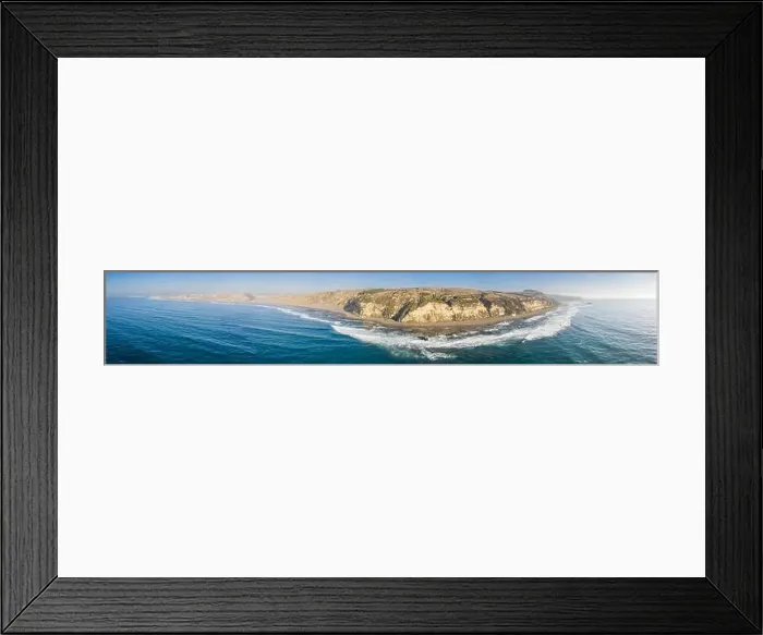 Framed Print : Amazing aerial view Las Brisas awe sea coastline landscape a wild environment in Chile Framed Print : Amazing aerial view Las Brisas awe sea coastline landscape a wild environment in Chile