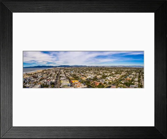 Framed Print : Venice beach Los Angeles California LA Aerial USA Framed Print : Venice beach Los Angeles California LA Aerial USA