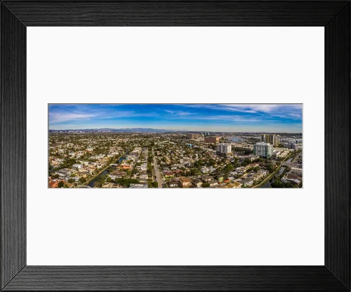Framed Print : Venice beach Los Angeles California LA Aerial USA Framed Print : Venice beach Los Angeles California LA Aerial USA