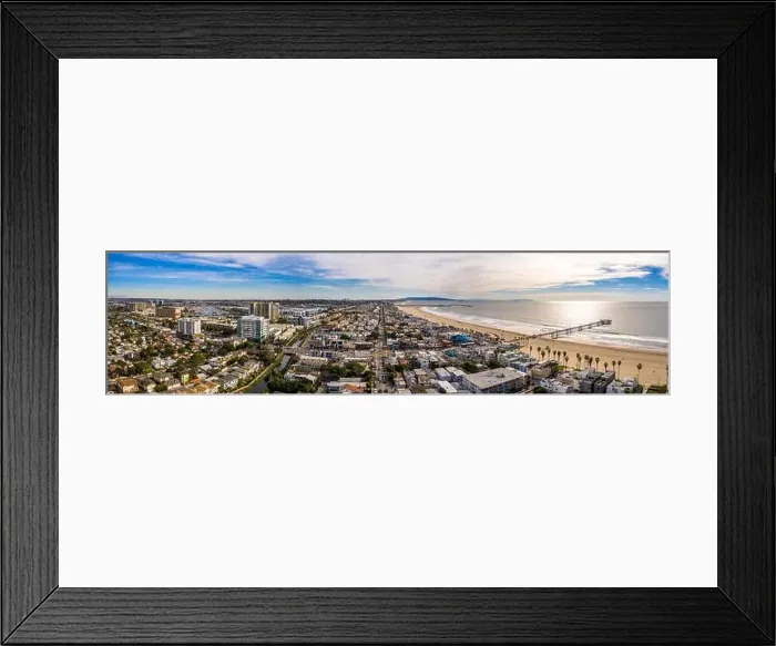 Framed Print : Venice beach Los Angeles California LA Aerial USA Framed Print : Venice beach Los Angeles California LA Aerial USA