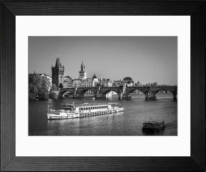 Framed Print : Scenic view on Vltava river and historical center of Prague, buildings and landmarks of old town, Prague, Czech Republic Framed Print : Scenic view on Vltava river and historical center of Prague, buildings and landmarks of old town, Prague, Czech Republic