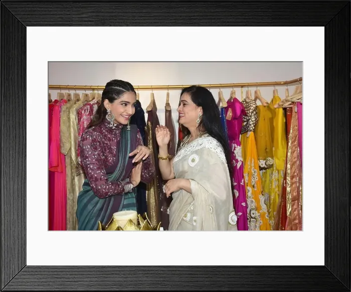 Framed Print : Indian film actress Sonam Kapoor
