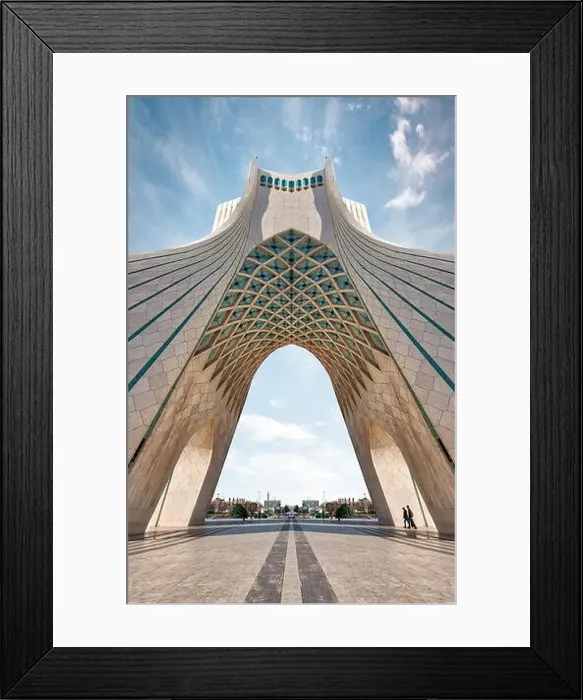 Framed Print : Azadi Tower in Tehran, Iran, taken in January 2019 taken in hdr Framed Print : Azadi Tower in Tehran, Iran, taken in January 2019 taken in hdr