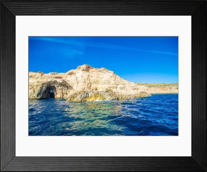 Framed Print : Cliffs and sea view of Comino island, Malta. Seascape at Malta, Comino and Gozo islands Framed Print : Cliffs and sea view of Comino island, Malta. Seascape at Malta, Comino and Gozo islands