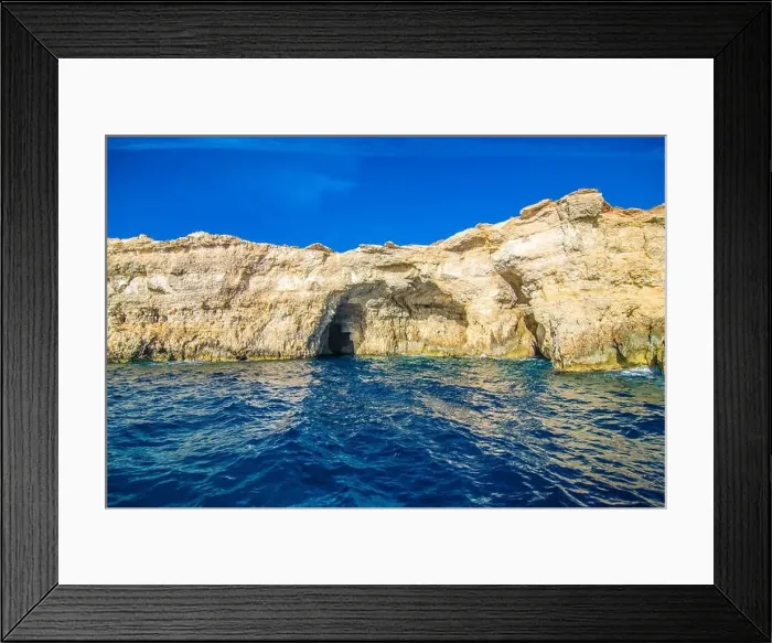 Framed Print : Cliffs and sea view of Comino island, Malta. Seascape at Malta, Comino and Gozo islands Framed Print : Cliffs and sea view of Comino island, Malta. Seascape at Malta, Comino and Gozo islands