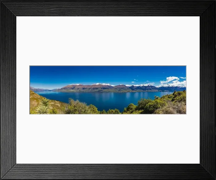 Framed Print : Aerial drone view of north side of Lake Wanaka at Makarora, South Island, New Zealand Framed Print : Aerial drone view of north side of Lake Wanaka at Makarora, South Island, New Zealand