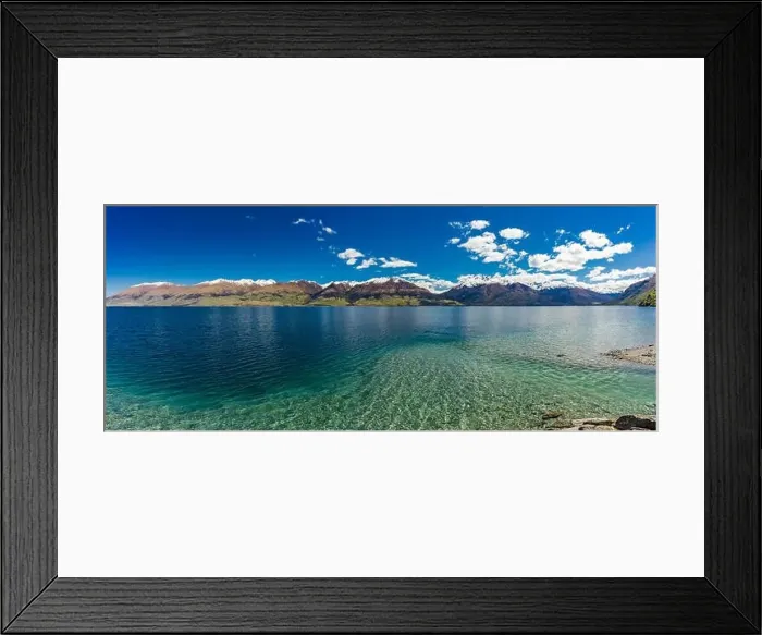 Framed Print : Aerial drone view of north side of Lake Wanaka at Makarora, South Island, New Zealand Framed Print : Aerial drone view of north side of Lake Wanaka at Makarora, South Island, New Zealand