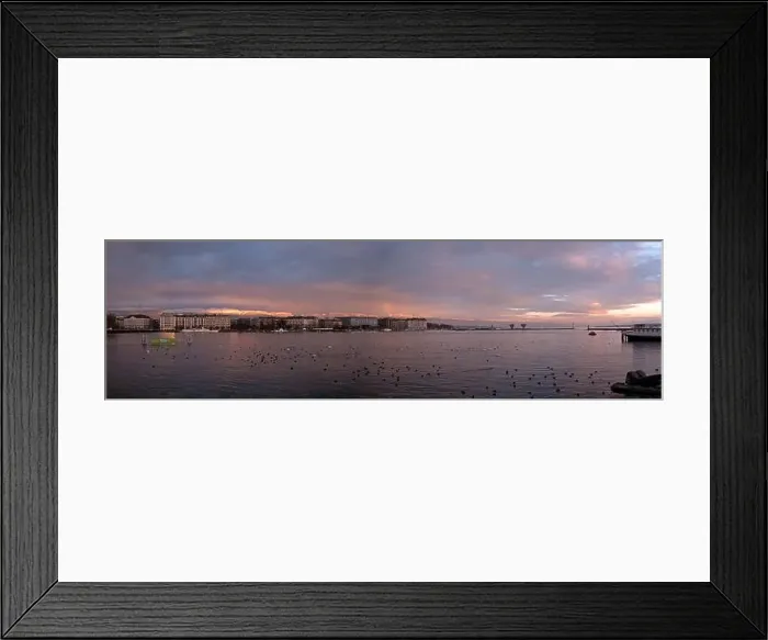 Framed Print : Geneva, Switzerland - 12-12-2018: Sunrise on the Jura Mountains in Geneva, Switzerland Framed Print : Geneva, Switzerland - 12-12-2018: Sunrise on the Jura Mountains in Geneva, Switzerland
