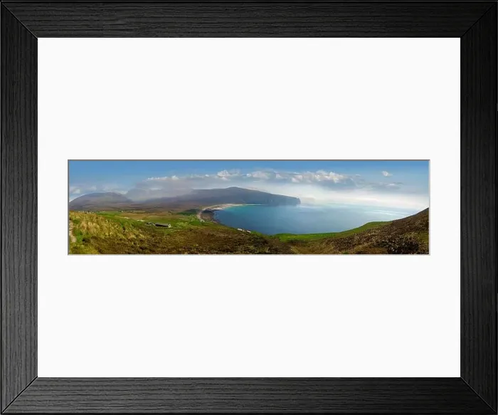 Framed Print : Stunning Drone shots of the rugged shoreline and beaches of the northern islands of Scotland Framed Print : Stunning Drone shots of the rugged shoreline and beaches of the northern islands of Scotland
