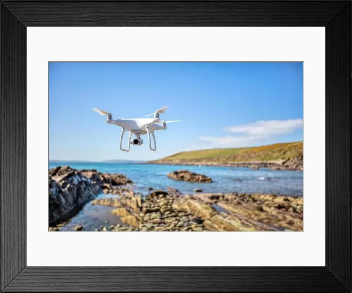 Framed Print : Drone in action Framed Print : Drone in action