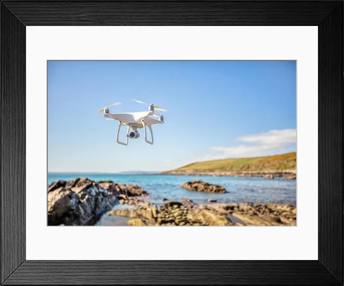 Framed Print : Drone in action Framed Print : Drone in action