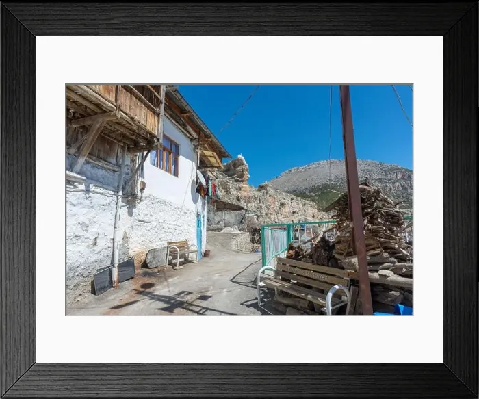 Framed Print : MARCH 23, 2019 ERMENEK TURKEY.Ermenek is a district of Karaman province of Turkey.A scene from old city