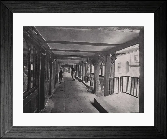 Framed Print : Watergate Street Row, Chester Framed Print : Watergate Street Row, Chester