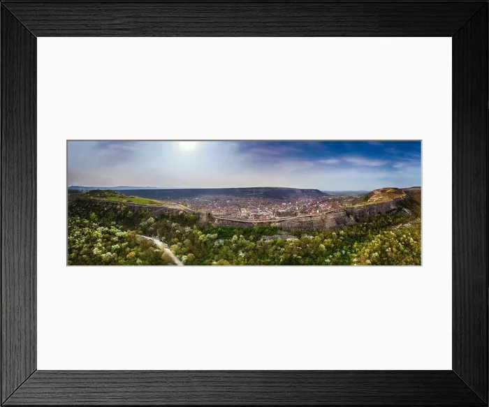 Framed Print : Sunset paronamic view of the Fortress Ovech in Provadia, Bulgaria Framed Print : Sunset paronamic view of the Fortress Ovech in Provadia, Bulgaria