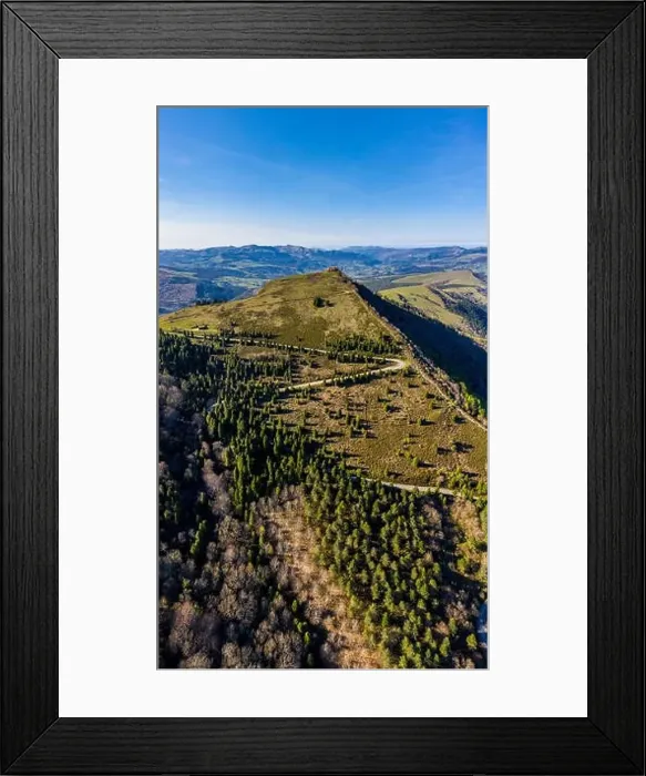 Framed Print : Hermitage in Kolitza mount in Balmaseda, Basque Country, Spain - aerial drone Framed Print : Hermitage in Kolitza mount in Balmaseda, Basque Country, Spain - aerial drone