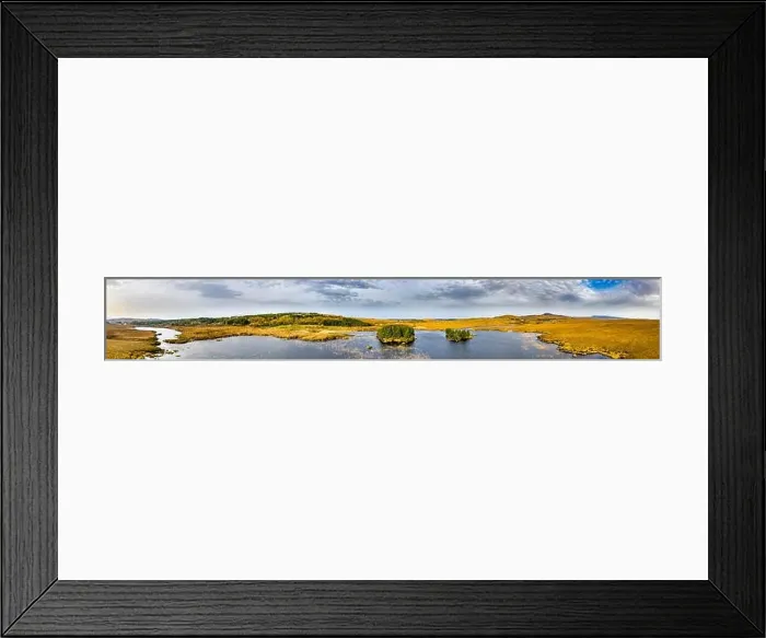 Framed Print : Aerial view of Loch Mhin Leic na Leabhar - Meenlecknalore Lough - close to Dungloe in County Donegal, Ireland Framed Print : Aerial view of Loch Mhin Leic na Leabhar - Meenlecknalore Lough - close to Dungloe in County Donegal, Ireland