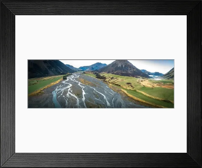 Framed Print : High Country Rivers South Island New Zealand Framed Print : High Country Rivers South Island New Zealand