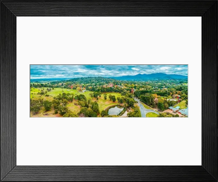 Framed Print : Scenic panorama of rural Australia in autumn Framed Print : Scenic panorama of rural Australia in autumn