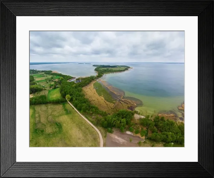 Framed Print : Aerial view of Sniardwy lake Framed Print : Aerial view of Sniardwy lake