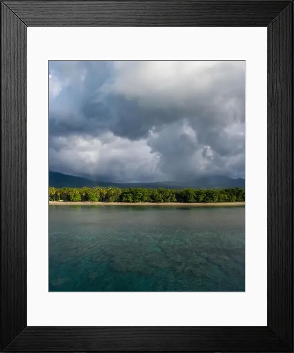 Framed Print : Rain clouds drift over the scenic Framed Print : Rain clouds drift over the scenic