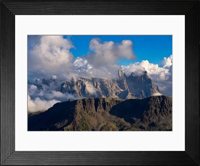 Framed Print : Alta Via Bepi Zac, Marmolada at sunset, Dolomites, Veneto, Italy, Europe Framed Print : Alta Via Bepi Zac, Marmolada at sunset, Dolomites, Veneto, Italy, Europe