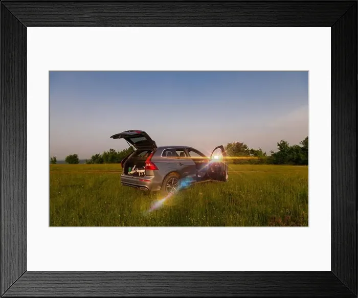 Framed Print : drone ready for fly in suv trunk landscape nature mountains sunset Framed Print : drone ready for fly in suv trunk landscape nature mountains sunset