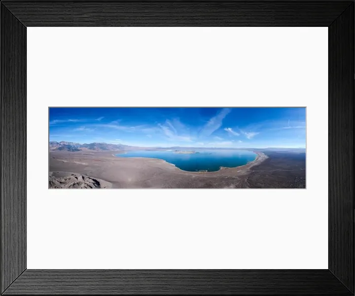 Framed Print : Aerial view of Mono Lake in California, USA Framed Print : Aerial view of Mono Lake in California, USA