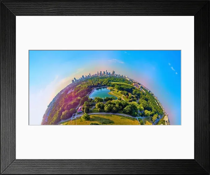 Framed Print : A beautiful panoramic view of the sunset in a fabulous evening in June from drone at Pola Mokotowskie in Warsaw Framed Print : A beautiful panoramic view of the sunset in a fabulous evening in June from drone at Pola Mokotowskie in Warsaw